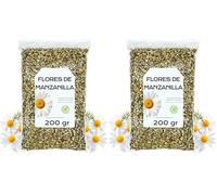 Manzanilla 200 gr - Flores de Manzanilla Naturales para Infusion o Te - A Granel - Digestiva y Relajante (200 gr) (Paquete de 2)