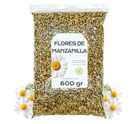 Manzanilla 600 gr - Flores de Manzanilla Naturales para Infusion o Te - A Granel - Digestiva y Relajante (600 gr)