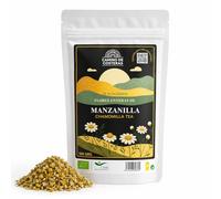 Manzanilla Dulce Ecológica en Flor 100g - Flores Enteras (Matricaria chamomilla) - Infusión Natural a Granel - Té de Manzanilla Premium Suave y Aromático - Camino de Costeras