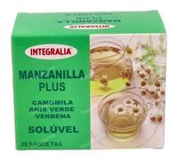 Manzanilla Plus Soluble, Camomila, Anís Verde y Verbena, 20 Saquetas, Pack de 2