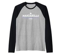 Manzanillo Cuba Camiseta Manga Raglan