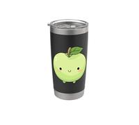 Manzano Recolección de manzanas Crew Blossom Fruta Lindo Verde Vaso térmico de acero inoxidable de doble pared