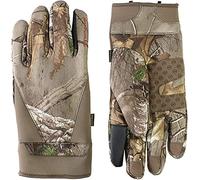 Manzella Guante de Caza elástico Coyote para Hombre para Clima frío, Impermeable, Resistente al Viento, con Capacidad para Pantalla táctil, Realtree Xtra, Grande