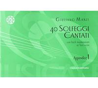 Manzi, Giuliano( Teoria - 40 Solfeggi Cantati App.1°fas