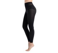 MANZI Medias de baile sin pies para mujer, medias de ballet profesionales en color negro, un par, Negro, S-M