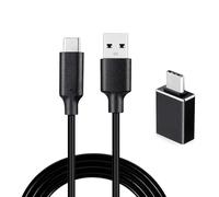 Manzlep Cable tipo C a USB compatible con Focusrite Scarlett Solo (3ª generación), Scarlett 2i2 (3ª generación), interfaz de audio USB, con adaptador USB C macho a USB hembra, 6.5 pies