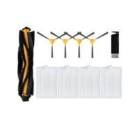 MaNzzo Repuestos y Accesorios for aspiradoras Robot, Cepillo Lateral Principal, Filtro HEPA primario, mopa, paño de Trapo, Compatible con Create Ikohs Netbot S18(Set C)