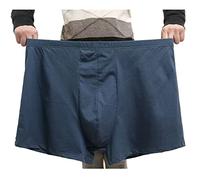 MAOAEAD Calzoncillos de algodón para hombre, talla grande L-10XL, elásticos, cintura alta, holgados, para papá, (5 piezas al azar, 8XL (120-130 kg))