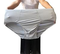 MAOAEAD Ropa interior de gran tamaño para hombre, 7XL, 9XL, talla grande, suave, transpirable, de fibra de bambú, holgadas, gruesas, paquete de 4, 9XL (cintura de 39-55 pulgadas)