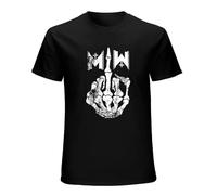 Maodisen Be Undeniably You Men's Short Sleeve T-Shirt Summer Casual T-Shirt Black S