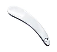 Maodom Cuchara para crema de ojos, herramienta para el cuidado de la piel con diseño en forma de cuchara de dientes, cuchara de crema de aleación de zinc ecológica para loción, uso de crema de ojos