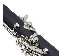 Maodom Pulgar para Clarinete | Reposacabezas Ajustable | Tubo Negro para reposapiés Dedo Accesorios para Clarinete Plateado