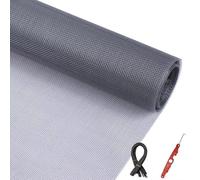 MAODUZI Mosquitera Ventana 3x1m, Pantalla Del Insecto Sin Deshilacharse al Cortar Mosquitera para Ventana para Ventanas con Marco.- Gris A