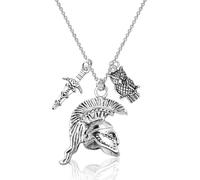 MAOFAED Collar de búho de Atenea para mujer, regalo de diosa griega, diosa de la sabiduría, regalo de mitología griega, regalos de la antigua Grecia (AthenaOwl)