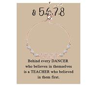 MAOFAED Regalo para profesores de baile detrás de cada bailarín que cree en sí mismos es un maestro que creyó en ellos primero, Rose gold, 1