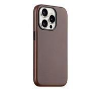 maogoam Funda de Cuero para iPhone 14 Pro Max Compatible con MagSafe, Capa Superior de Cuero de Vaca Curtido Vegetal Premium para iPhone 14 Pro Max 6,7", Estilo Elegante, Marrón Rojizo