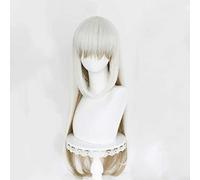 MAOMA Peluca Cosplay Anime,Peluca Arknights Beeswax,White Gradient Brown Long Peluca Cosplay,con Red de Peluca Gratis,Halloween Hair,para Cosplay de Fiesta diari