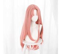 MAOMA Peluca Cosplay Anime,Peluca Arknights Passenger,Pink Long Peluca Cosplay,con Red de Peluca Gratis,Halloween Hair,para Cosplay de Fiesta diari