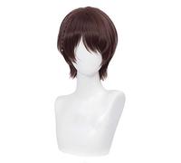 MAOMA Peluca Cosplay Anime,Peluca Arknights Thorns,Short Brown Peluca Cosplay,con Red de Peluca Gratis,Halloween Hair,para Cosplay de Fiesta diari
