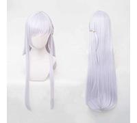 MAOMA Peluca Cosplay Anime,Peluca Azur Lane Belfast,Light Purple Long Peluca Cosplay,con Red de Peluca Gratis,Halloween Hair,para Cosplay de Fiesta diari