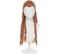 MAOMA Peluca Cosplay Anime，Peluca Genshin Impact Aloy，Long Brown Braids Peluca Cosplay,con Red de Peluca Gratis,Halloween Hair,para Cosplay de Fiesta diari