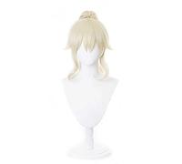 MAOMA Peluca Cosplay Anime,Peluca Genshin Impact Jean,Golden Braid Peluca Cosplay,con Red de Peluca Gratis,Halloween Hair,para Cosplay de Fiesta diari(Color:Style 1)