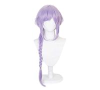 MAOMA Peluca Cosplay Anime,Peluca Genshin Impact Qiqi,Purple Long Braided Peluca Cosplay,con Red de Peluca Gratis,Halloween Hair,para Cosplay de Fiesta diari