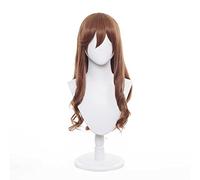 MAOMA Peluca Cosplay Anime,Peluca Horimiya Hori Kyoko,Brown Long Wavy Peluca Cosplay,con Red de Peluca Gratis,Halloween Hair,para Cosplay de Fiesta diari