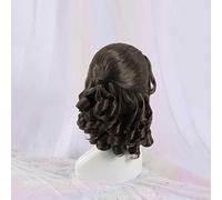MAOMA Peluca Cosplay Anime，Peluca Identity V Bloody Queen Mary，Short Curly Peluca Cosplay,con Red de Peluca Gratis,Halloween Hair,para Cosplay de Fiesta diari(Color:Style 2)