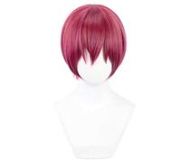 MAOMA Peluca Cosplay Anime,Peluca IDOLiSH7 Toma Inumaru,Red Short Peluca Cosplay,con Red de Peluca Gratis,Halloween Hair,para Cosplay de Fiesta diari