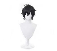 MAOMA Peluca Cosplay Anime，Peluca Izumi Miyamura Kyoko，Black Short Peluca Cosplay,con Red de Peluca Gratis,Halloween Hair,para Cosplay de Fiesta diari(Size:Style 1)