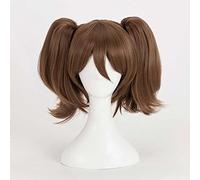 MAOMA Peluca Cosplay Anime,Peluca The Seven Deadly Sins Diane,Double Ponytail Brown Peluca Cosplay,con Red de Peluca Gratis,Halloween Hair,para Cosplay de Fiesta diari