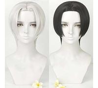 MAOMA Peluca Cosplay Anime，Peluca Tokyo Revengers Manjiro Sano Mikey，Short Peluca Cosplay,con Red de Peluca Gratis,Halloween Hair,para Cosplay de Fiesta diari(Color:Negro)