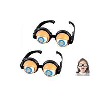 MaoNativey 2 Piezas Gafas de Fiesta Divertidas para Adultos y Niños,Accesorios de Disfraces Originales, Gafas de Ojos Grandes, Anteojos para Fotos, Cumpleaños, Eventos y Cabinas Fotográficas