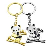 MaoNativey 2 Piezas Llavero Panda,Panda De Dibujos Animados Llavero Colgante Animales Lindos Llaveros Bolsa Decorativa para Colgante de Llavero, Decoración de Bolsos, Regalo de Llavero