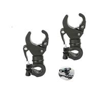 MaoNativey 2 Piezas Soporte para Bastones Giratorio 360° - Clip Universal para Rollators, Sillas de Ruedas y Scooters de Movilidad - Accesorio Duradero para Muletas y Bastones