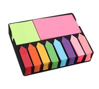 MaoNativey 2000 Piezas Notas Autoadhesivas, Sticky Note Papel Íncluye Notas Adhesivas en 10 Colores,Sticky Notes,Blocs de Notas Adhesivas de Oficina,200 Hojas por Color