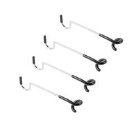 MaoNativey 4 Piezas Gancho en Forma de S para Linterna de Camping, Ganchos de Acero Inoxidable para Colgar, para Faroles de Tienda, Jardín, Pesca y Aire Libre