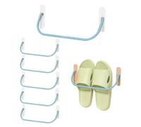 MaoNativey 6 Piezas Multifuncional Colgante Montado Impermeable Zapatero,Plegable Estante Zapatos de, Sin Perforar Puerta Entrada Baño Colgador Pasillo para Cuarto Baño Colgador Pasillo