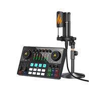 MAONO AME2A - Interfaz de audio USB-C AME2A, efectos integrados, entrada XLR e Inst, micrófono incluido