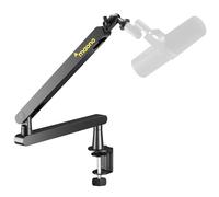 MAONO Brazo Micrófono BA92 Negro - Brazo plano con canal para cables, abrazadera de mesa, totalmente ajustable. Ideal para podcast, streaming y oficina en casa