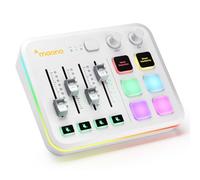 MAONO G3 Streaming Audio Mixer,Gaming Interface for PC, Mac, iPad, iPhone | 4 almohadillas de sonido personalizables | Reducción de ruido IA | Software de Arena | para streaming en vivo, podcast