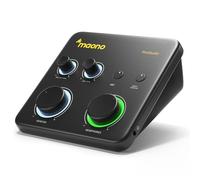 MAONO Mezclador de audio para PC: interfaz con entrada XLR 24-bit/192 kHz software de enrutamiento LOOPBACK ASIO controlador para grabación de música, estudio en casa, guitarra, podcast, streaming