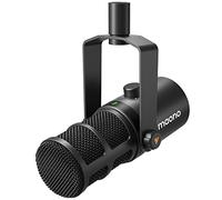MAONO Micrófono dinámico USB XLR para Podcast, PC, Radiodifusión, Grabación, Streaming y Juegos con Software, EQ, Tap-to-Mute, Control de Ganancia y Volumen