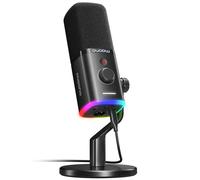 Micrófono Maono PD100X USB/XLR cardioide con iluminación RGB personalizable