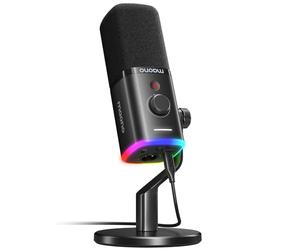 MAONO Microfono Gaming Dinámico: Micrófono USB/XLR para Streaming y Podcasting, Microphone con Software, botón de Silencio y Ganancia, para Grabación de PC Gaming, PS4 PS5, PD100X