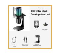 Maono Micrófono Inalámbrico DGM20W Micrófono Gamer USB con Reducción de Ruido Iluminación RGB para Juegos en PC con Base de Soporte