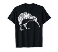 Maorí Kiwi Tribal Aborigen Nueva Zelanda Arte de Aves Camiseta