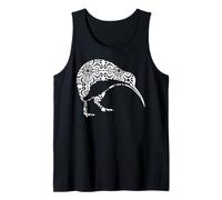 Maorí Kiwi Tribal Aborigen Nueva Zelanda Arte de Aves Camiseta sin Mangas