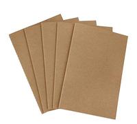 MaoXinTek Bloc de Notas A5 Cuaderno de Kraft Blanda 5PCS Líneas/ 60 Páginas Diario de Viaje Libreta Hojas Blancas Pequeña Diarios para Escolar Escribir y Maestros